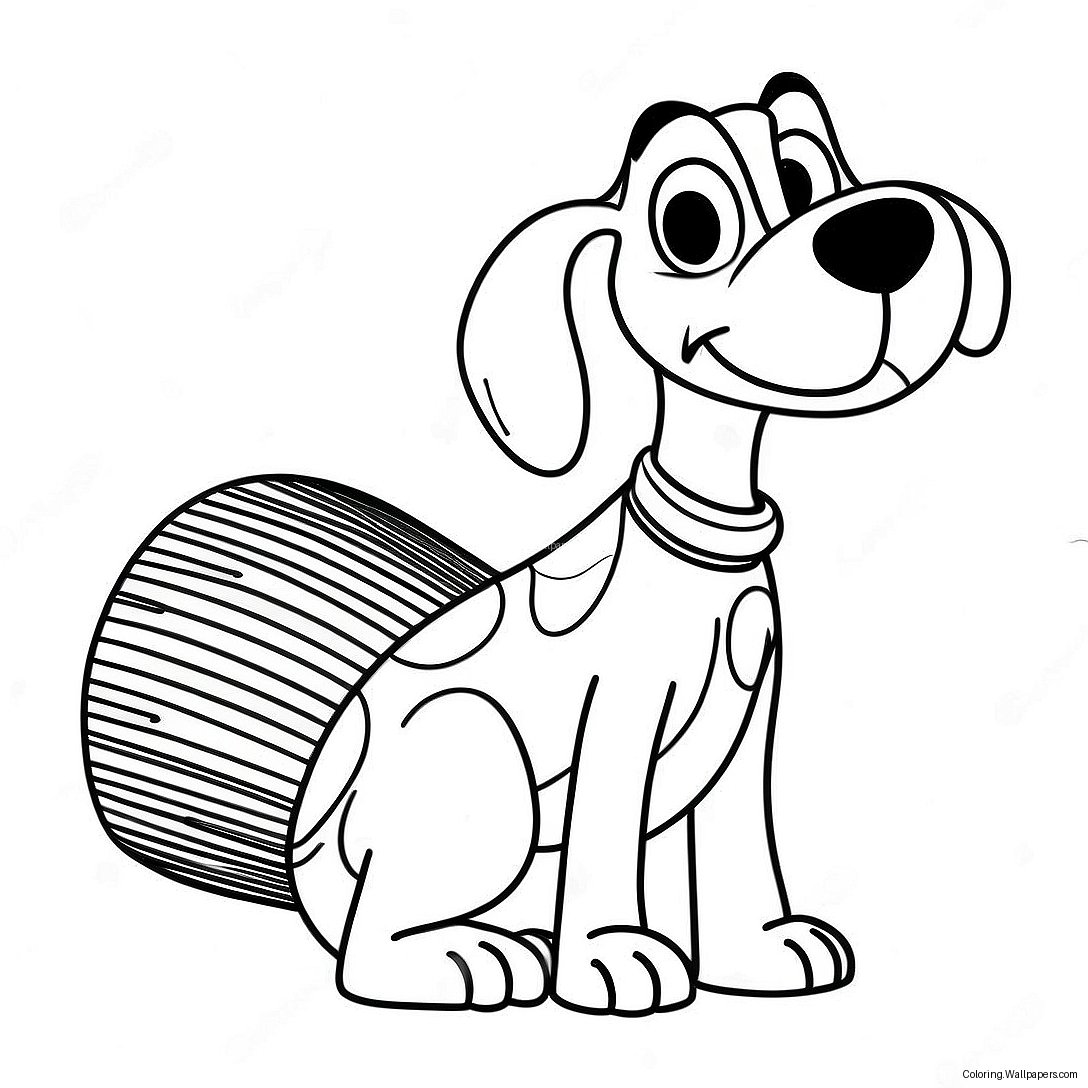 Slinky Dog Coloring Page 54290