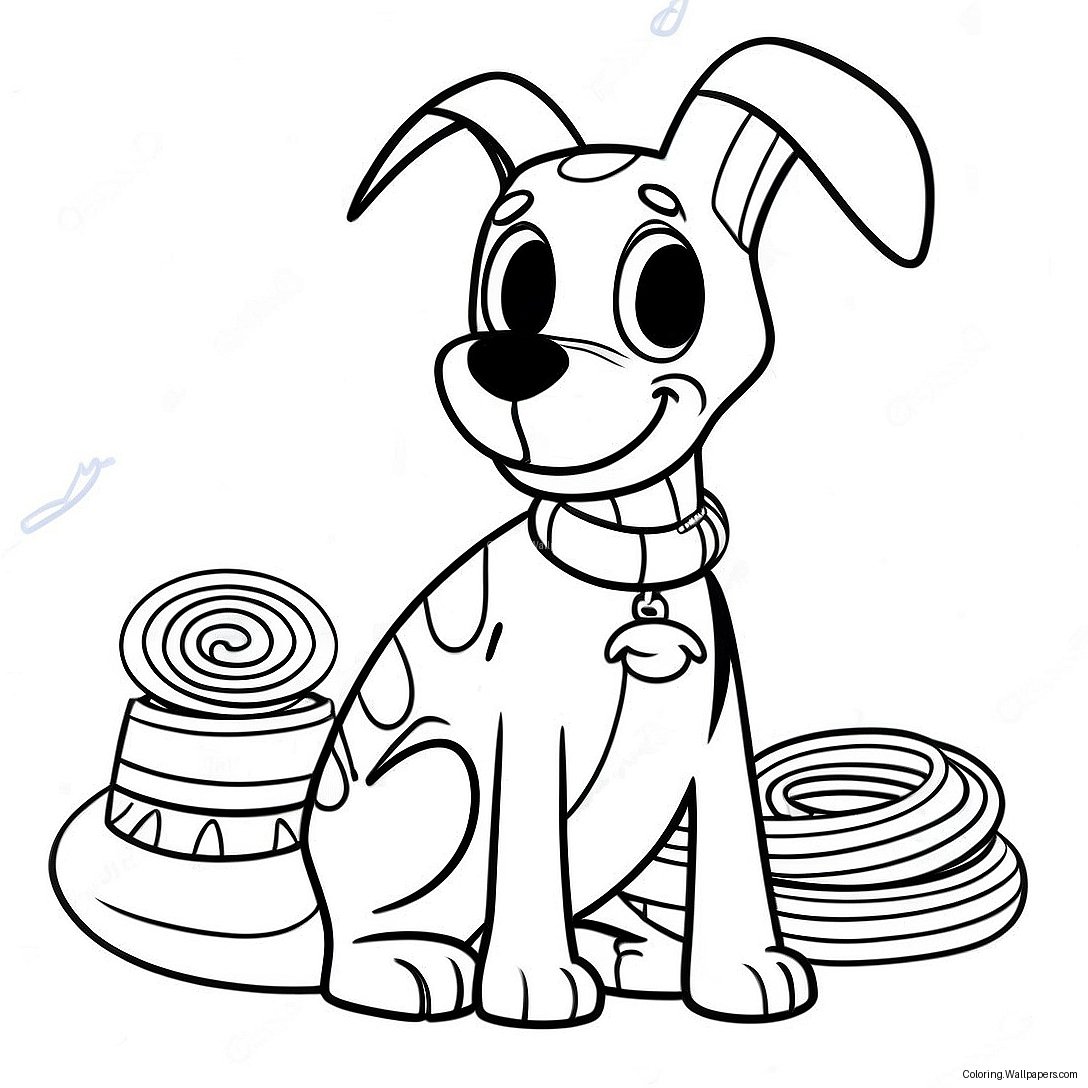 Página Para Colorear De Perro Slinky 54292