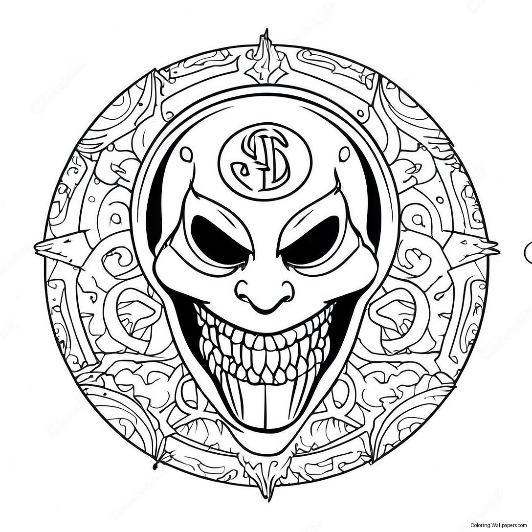 Slipknot Logo Coloring Page 17225