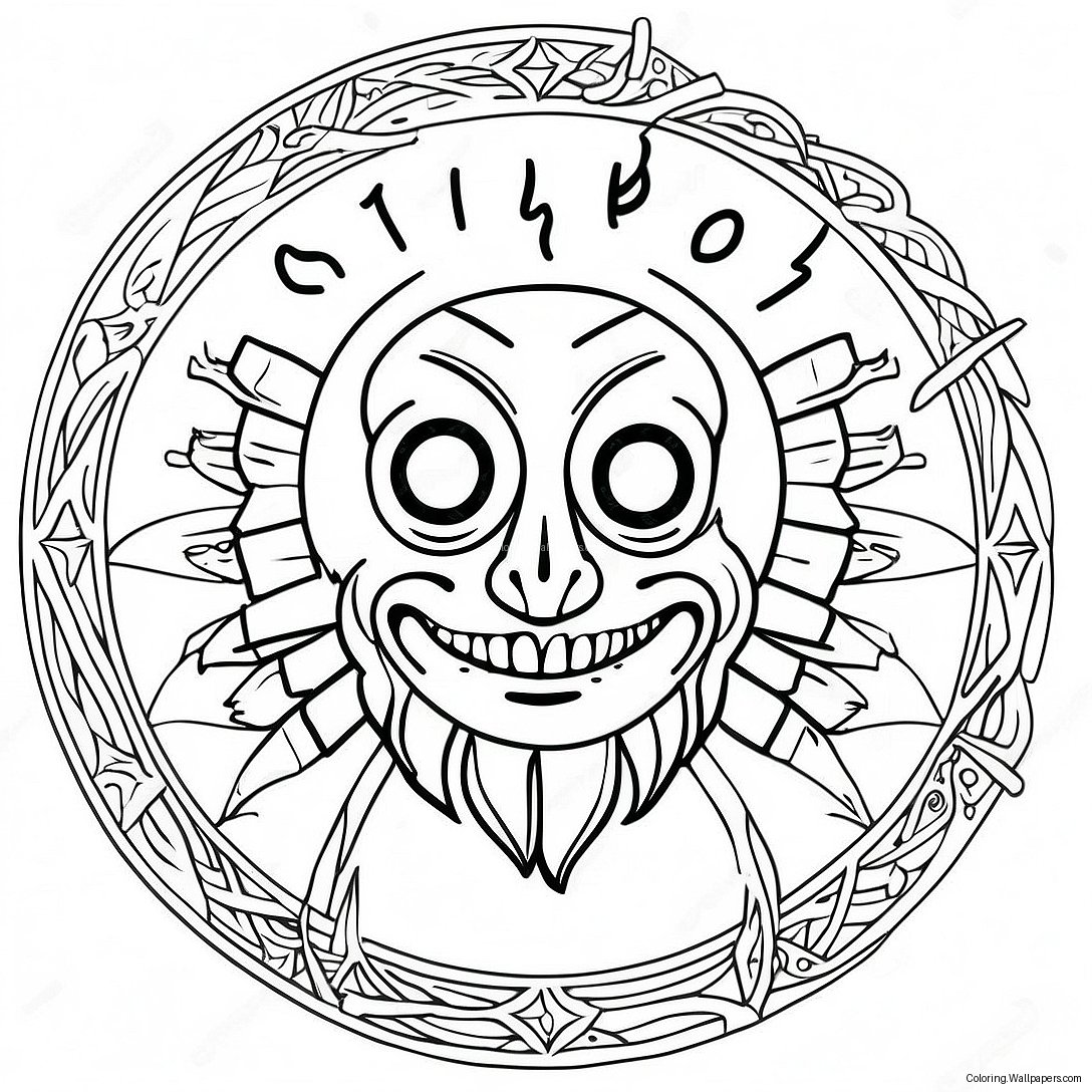 Página Para Colorear Del Logo De Slipknot 17227