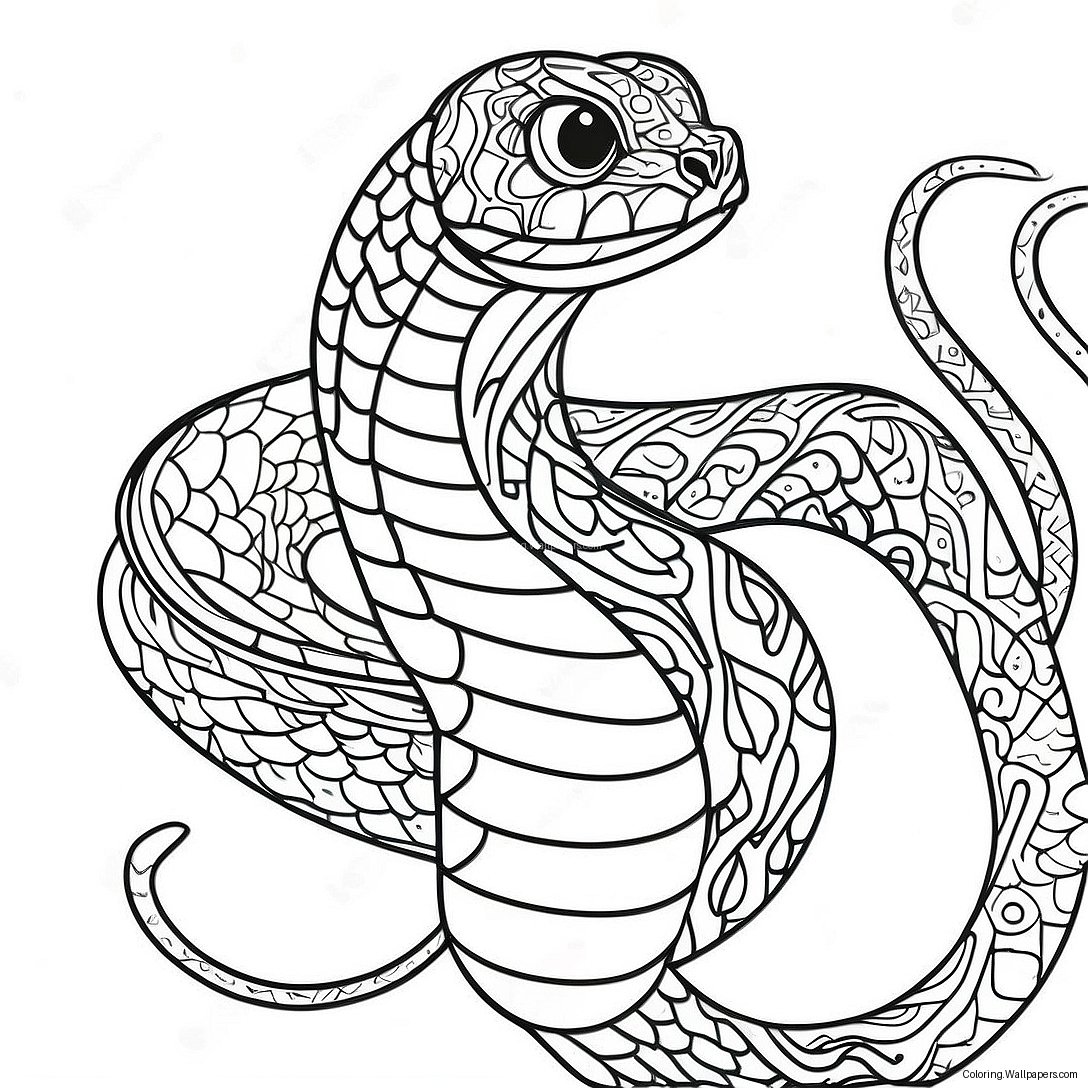 Slytherin Husorm Målarbild 38791