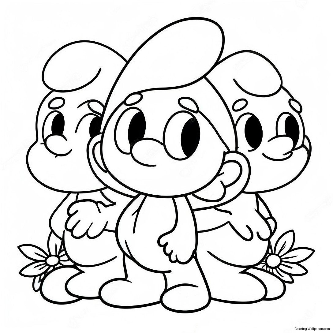 Smurfs Coloring Page 4509