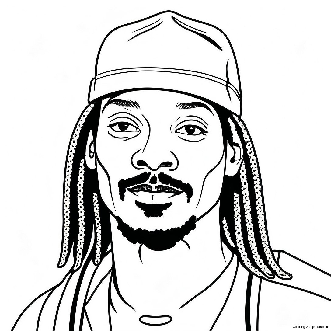 Snoop Dogg Coloring Page 15442