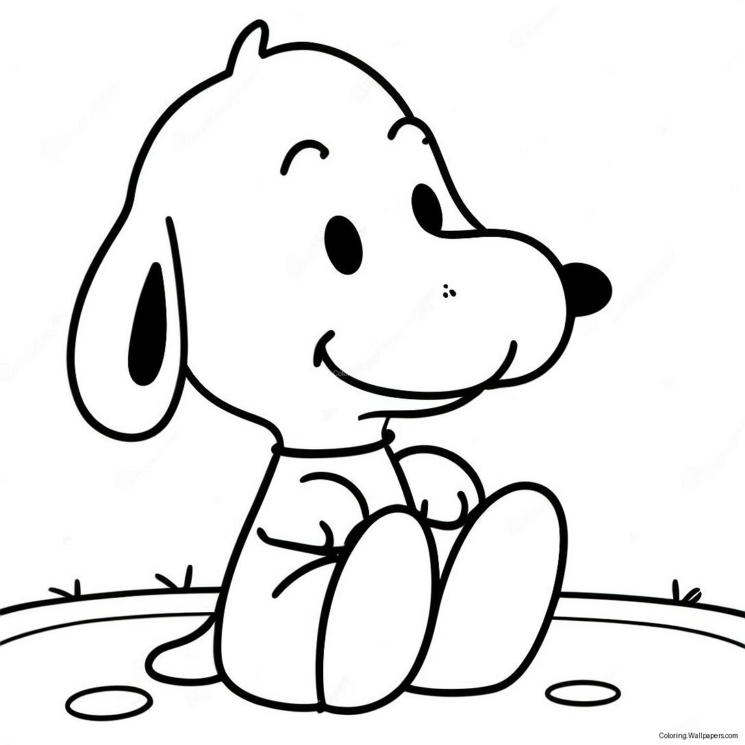 Snoopy Coloring Page 15055