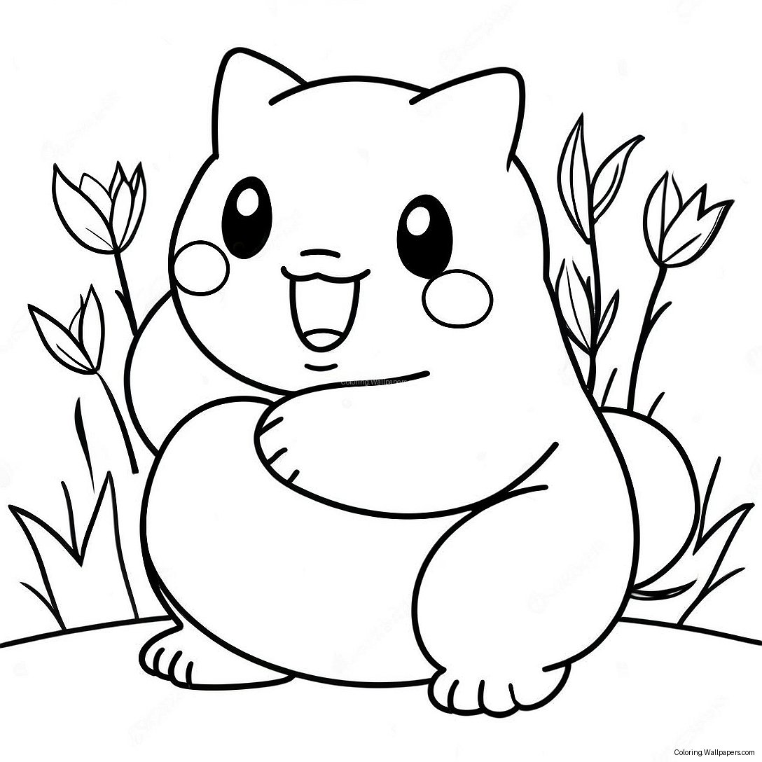 Pagina Da Colorare Snorlax 9276