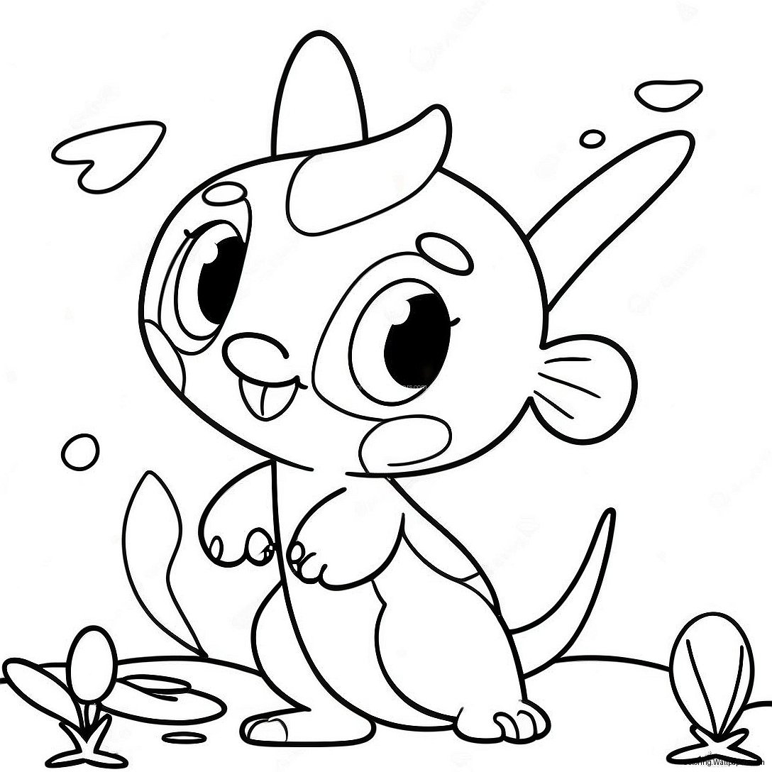 Sobble Kleurplaat 49566