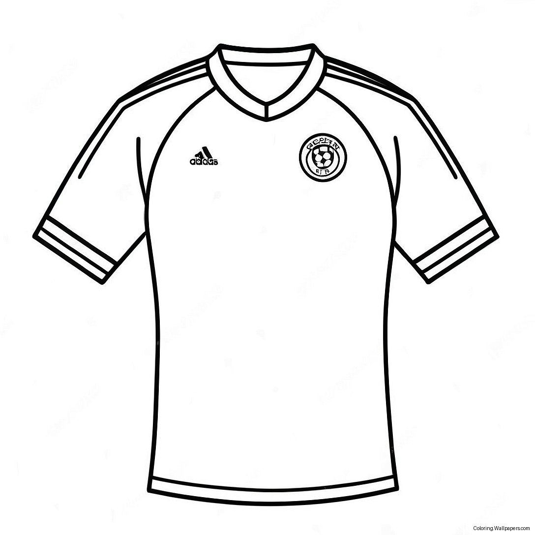 Fußballtrikot Ausmalbild 53754