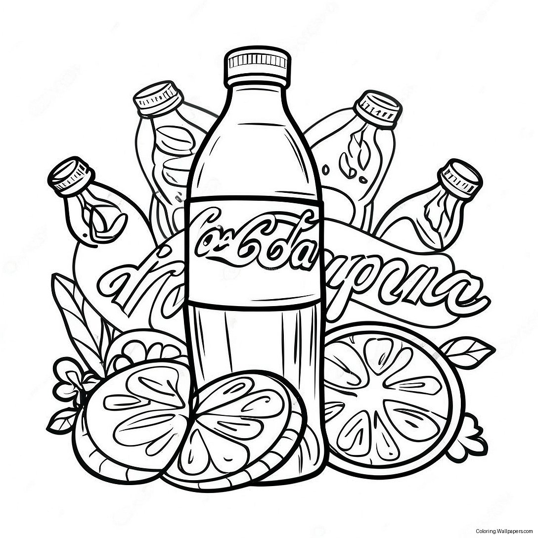 Soda Coloring Page 58740