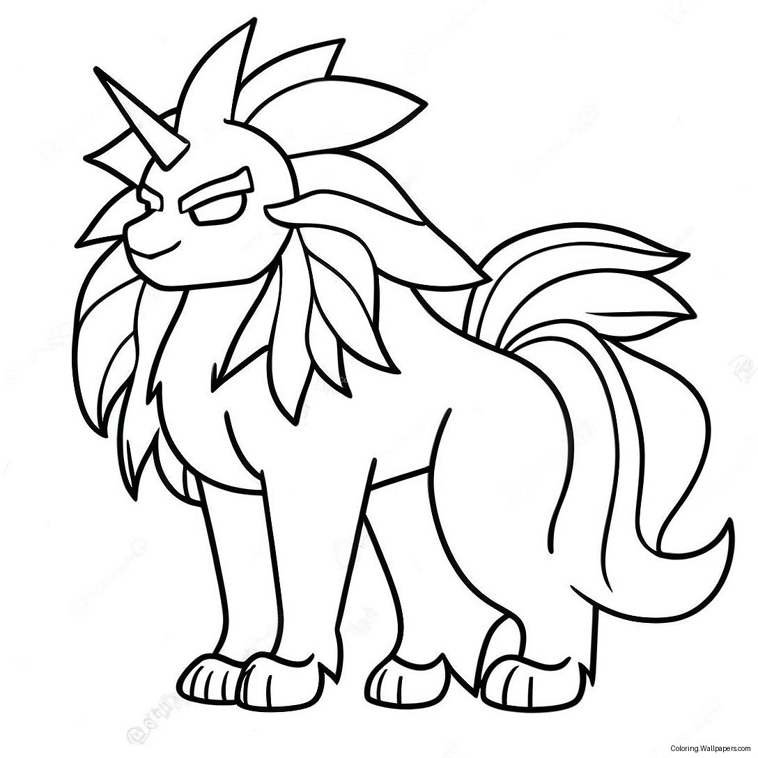 Solgaleo Coloring Page 57725