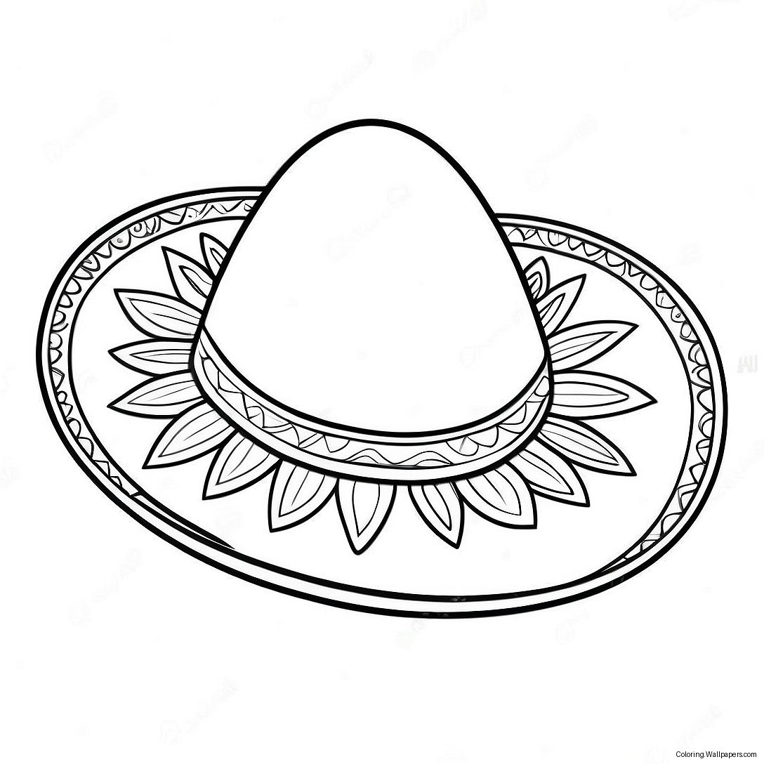 Sombrero Coloring Page 56074