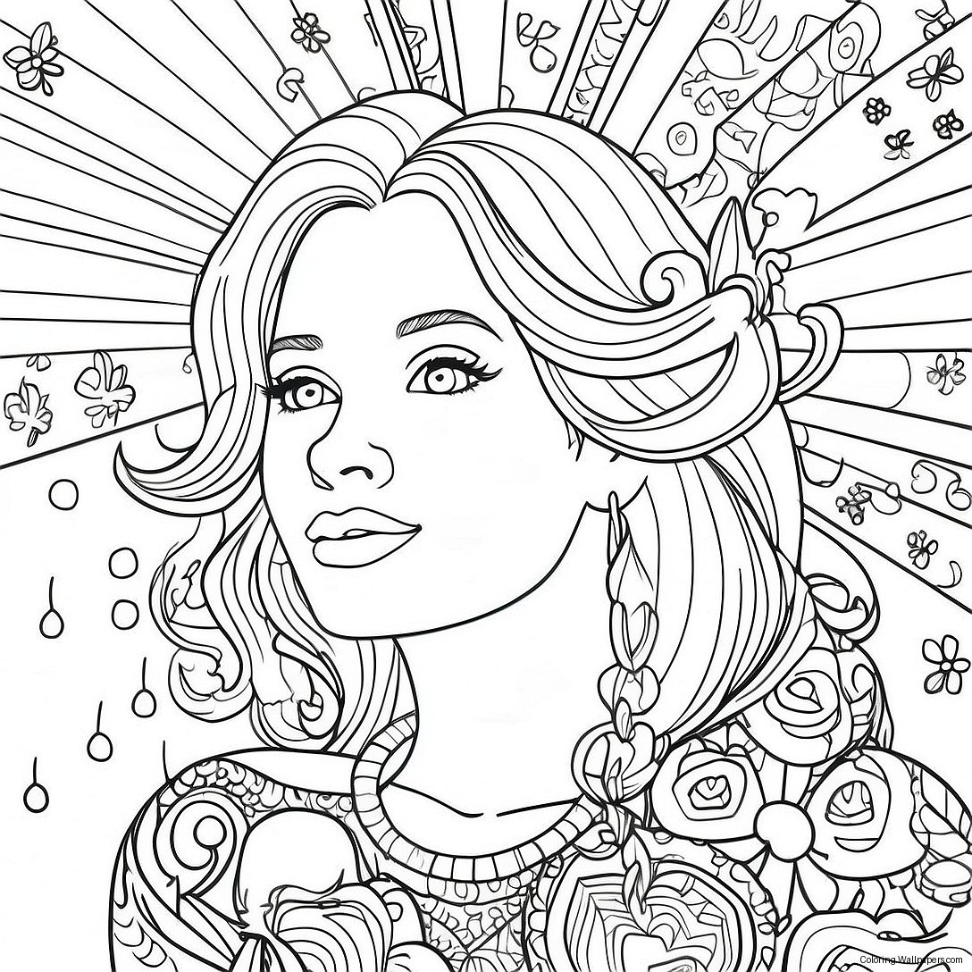 Song Lyric Coloring Page 42181