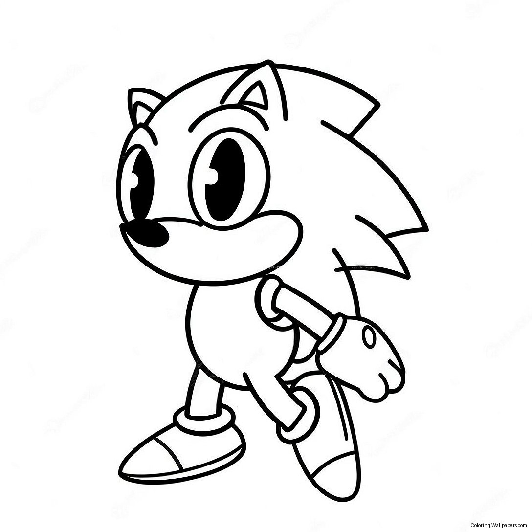 Sonic Among Us Character Coloring Page 54330