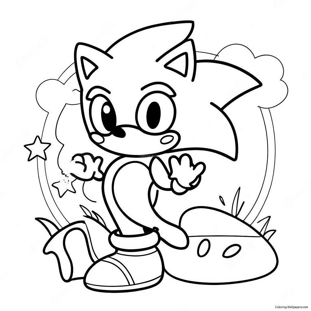 Sonic Easter Coloring Page 42247