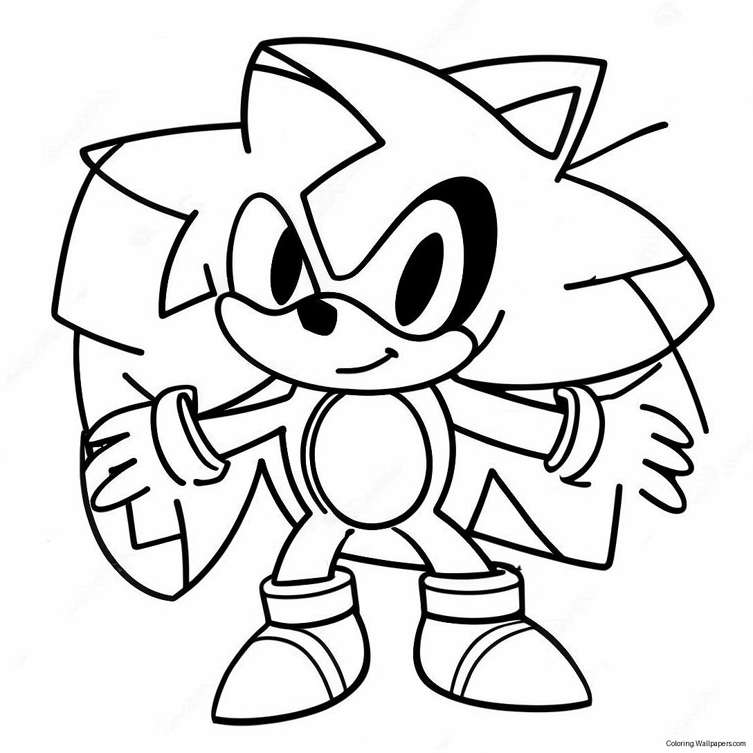 Sonic Forces Coloring Page 56402