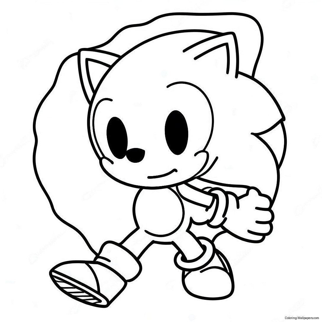 Page À Colorier Sonic Mania 7840