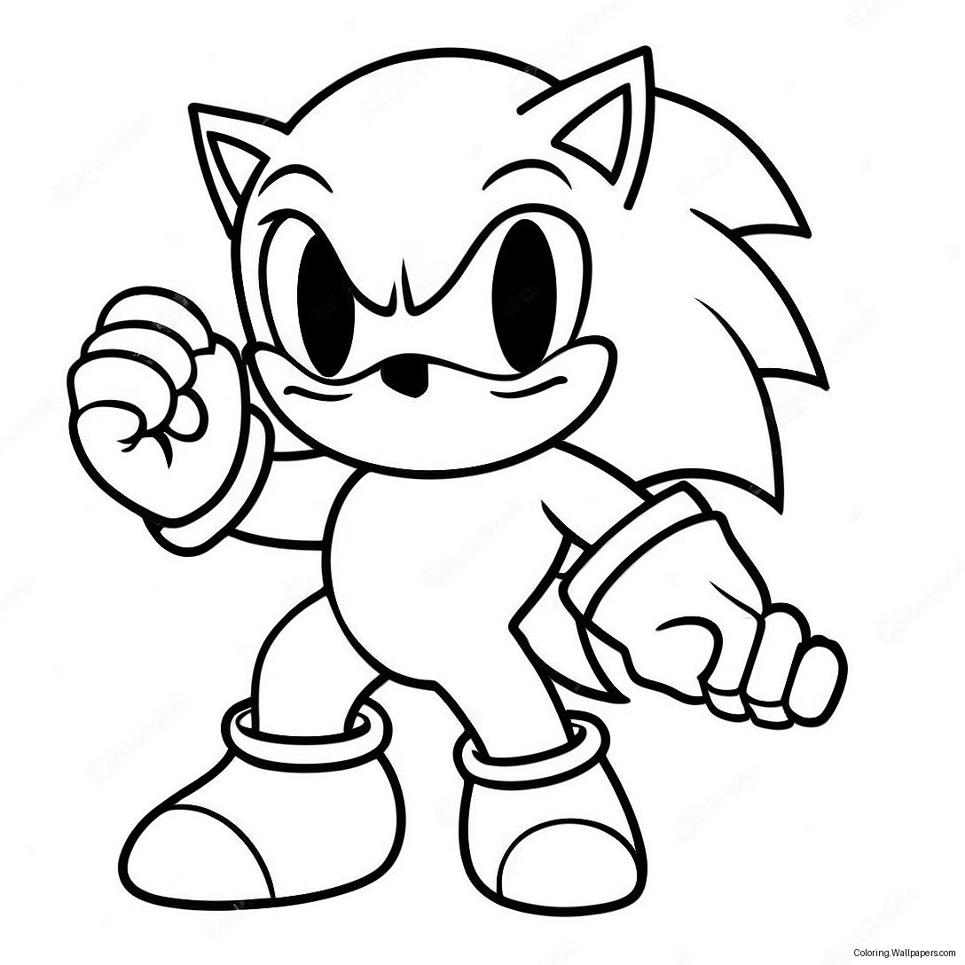 Sonic Werehog Värityssivu 14012