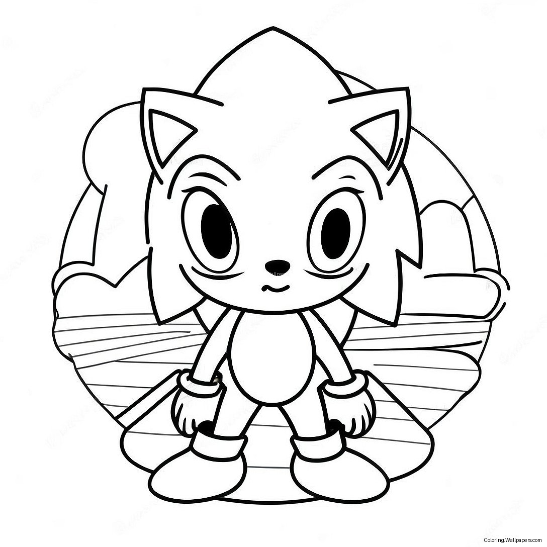 Sonic Valentinstag Ausmalbild 52464