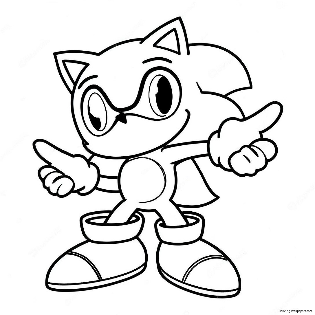 Sonic X Fargeleggingsark 12184