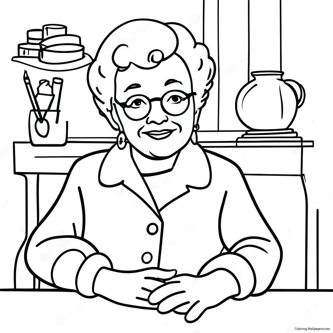 Sophia Petrillo Funny Coloring Page 21854