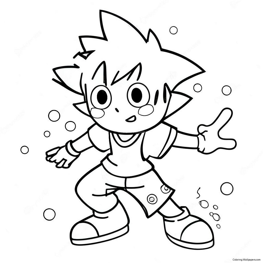 Sora In Action Coloring Page 54344