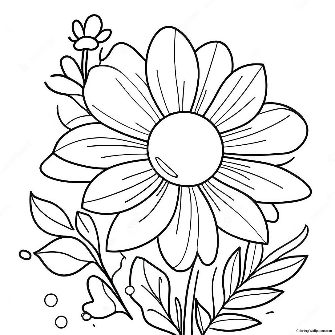 Sorry For Your Loss Floral Coloring Page 18176