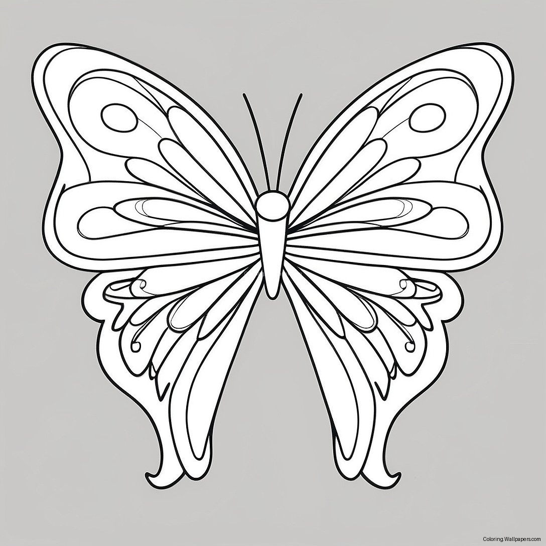 Sparkling Fairy Wings Coloring Page 47234