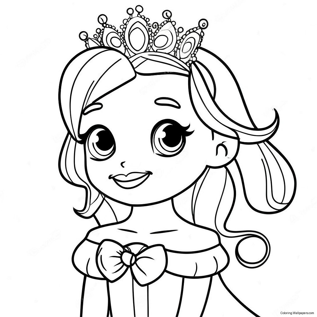 Página Para Colorir Da Princesa Lol Brilhante 57597