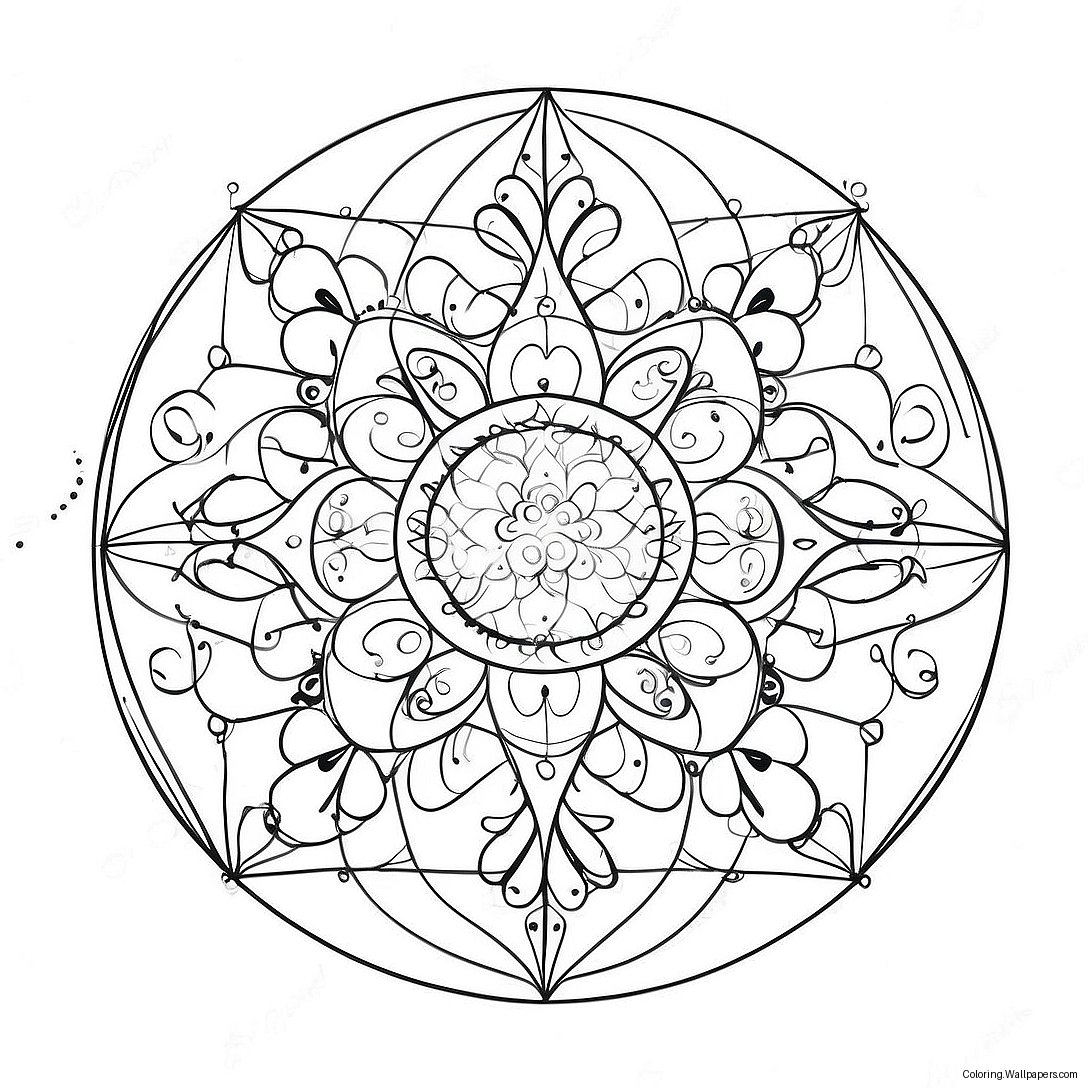 Sparkling Star Constellation Coloring Page 11260