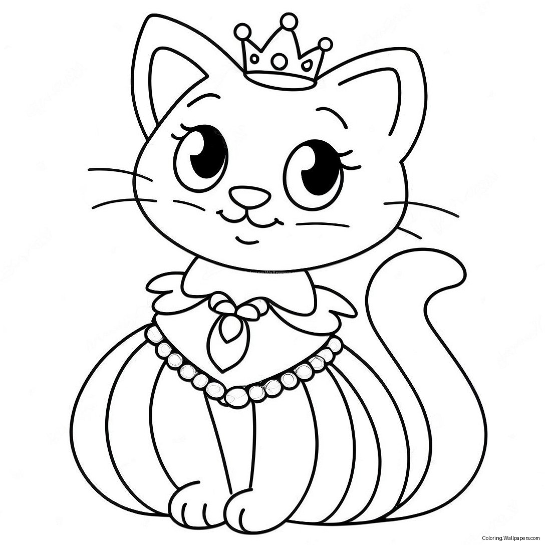 Glittrande Prinsesskatt Målarbild 32654