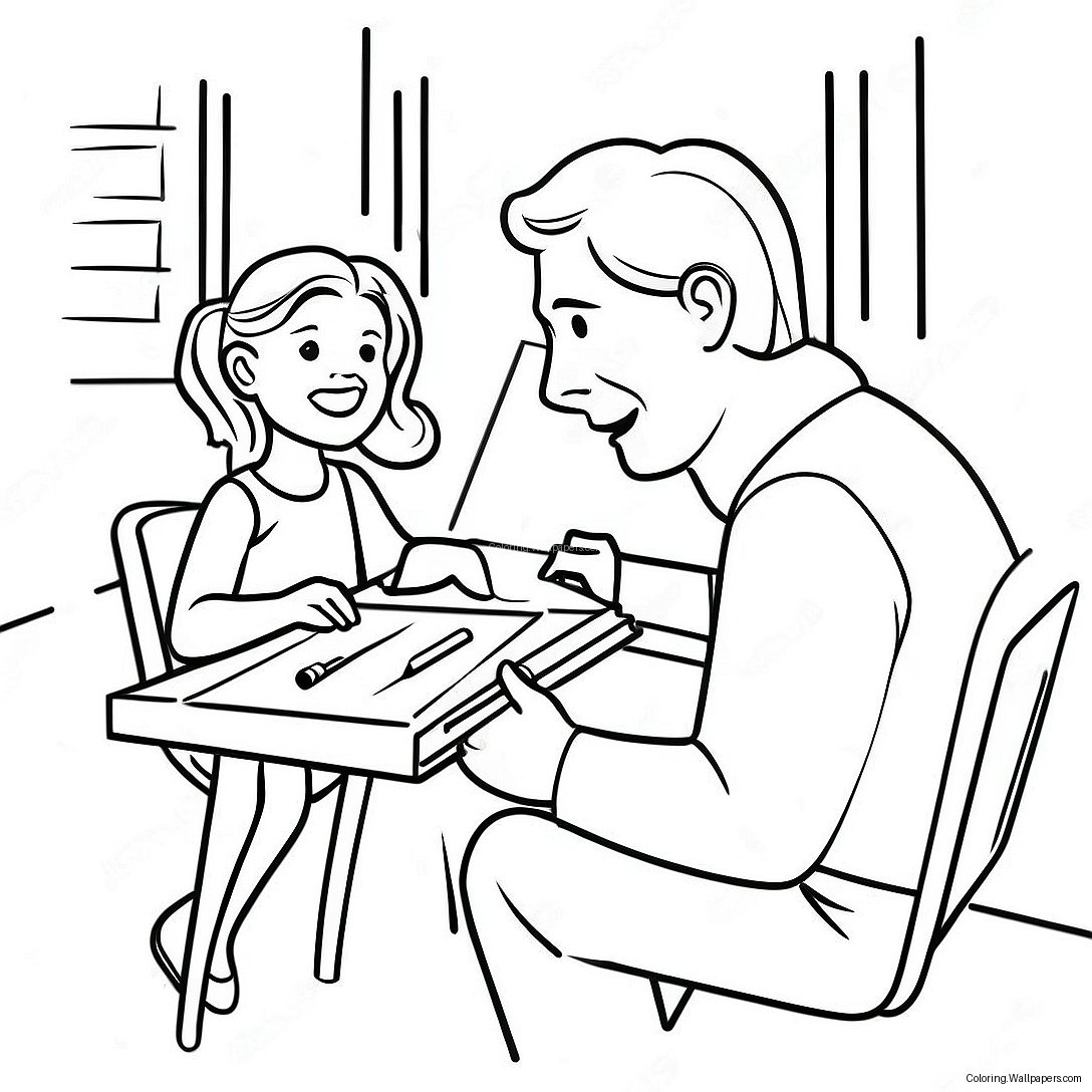 Speech Therapy Coloring Page 39793