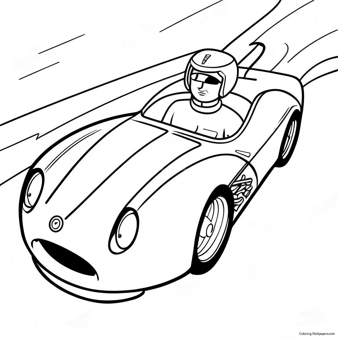 Speed Racer Coloring Page 57503