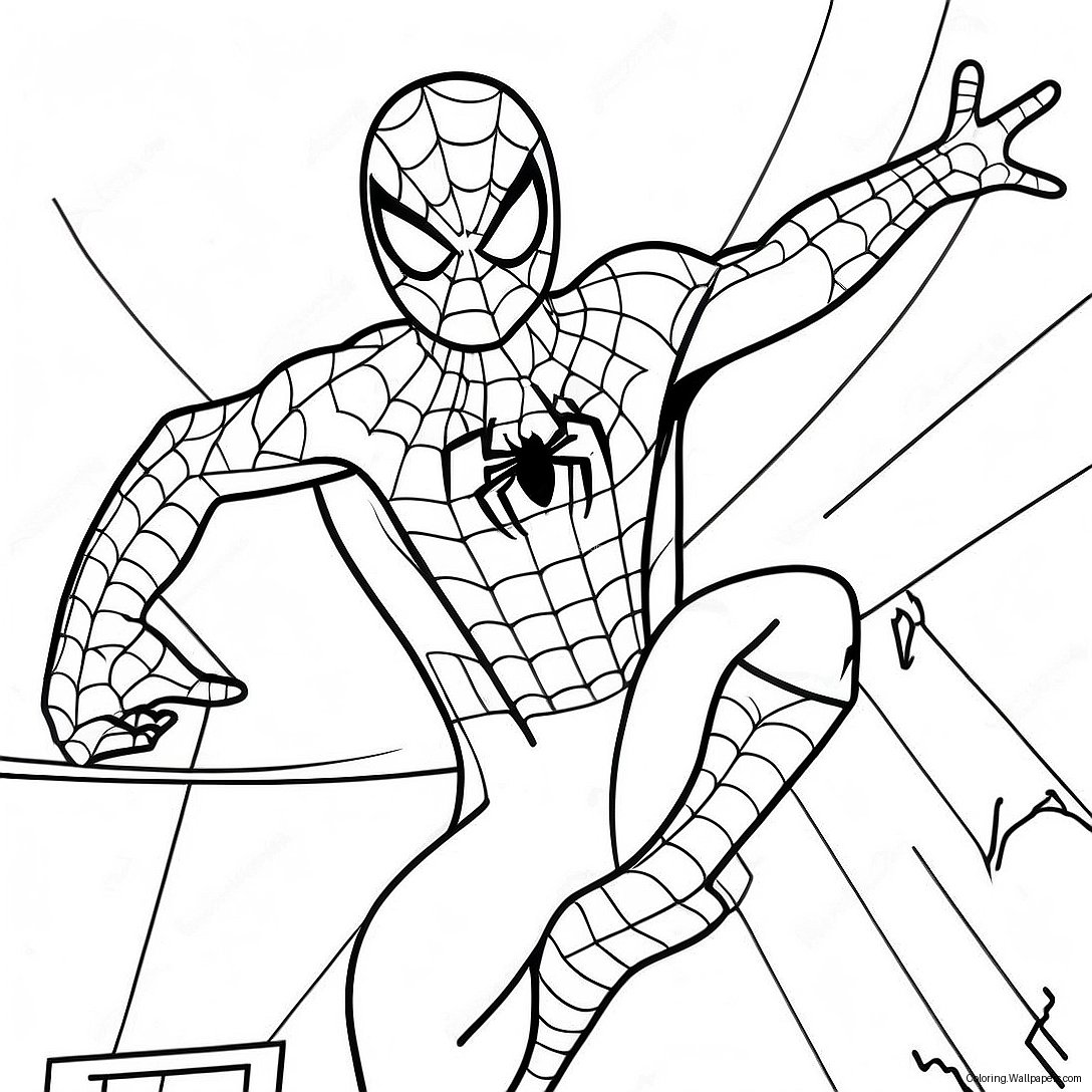 Página Para Colorir Do Homem-Aranha Sem Volta Para Casa 4148