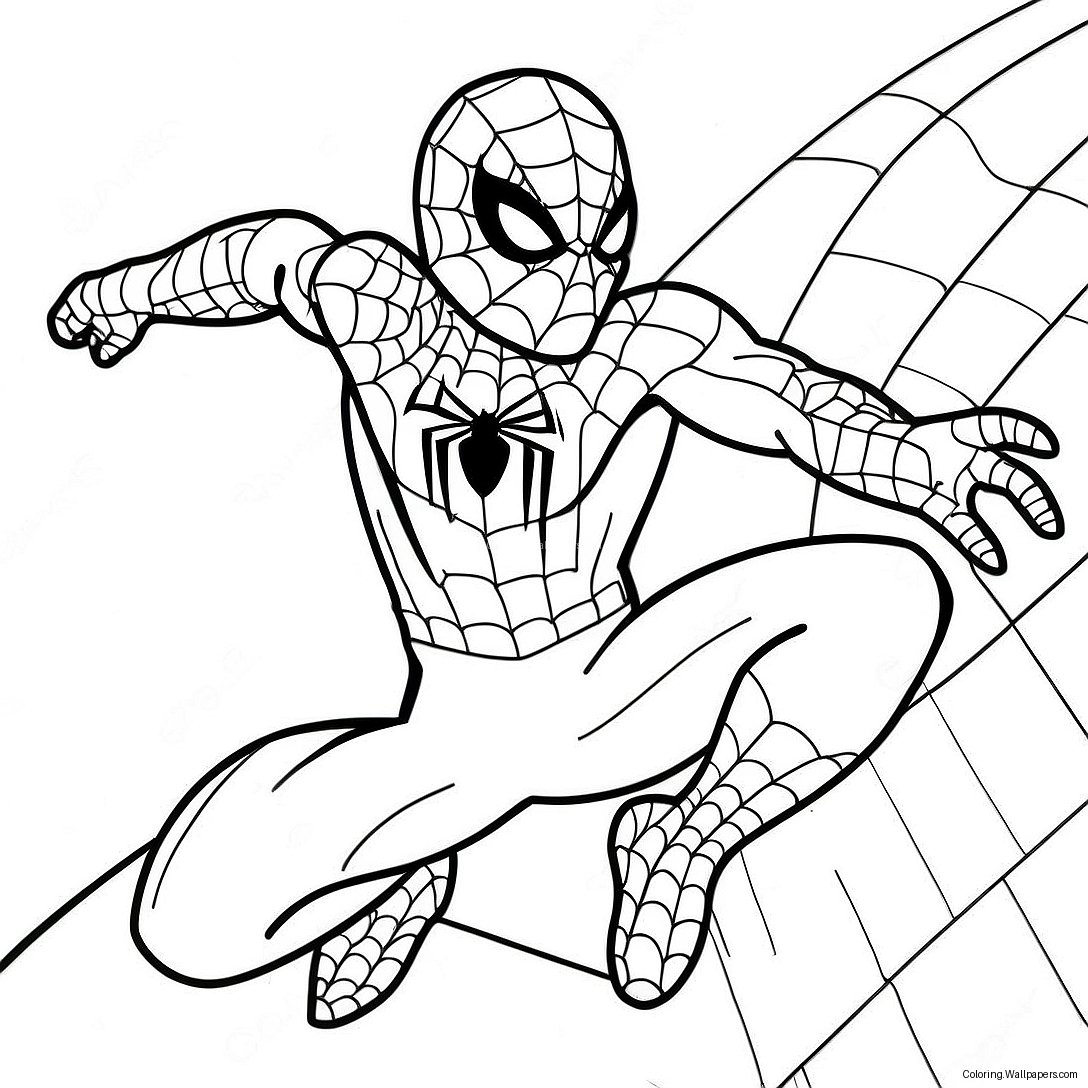 Spiderman Målarbild 17937