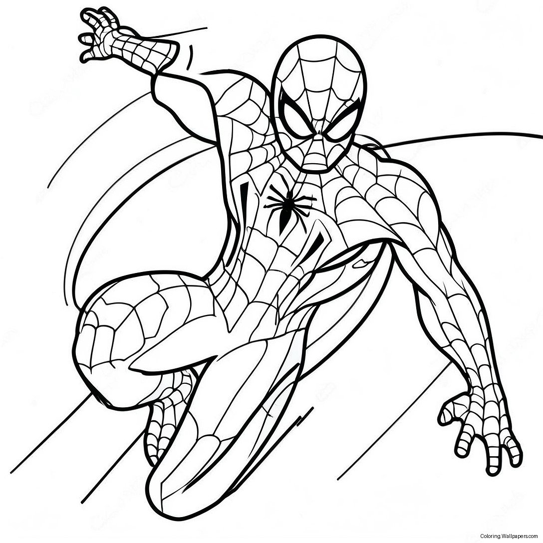 Spiderman Coloring Page 4771