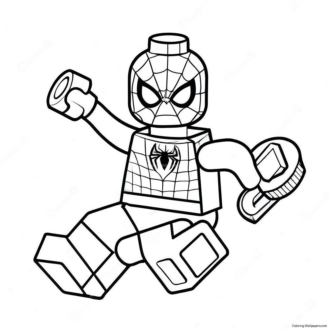 Spiderman Lego Värityssivu 11973