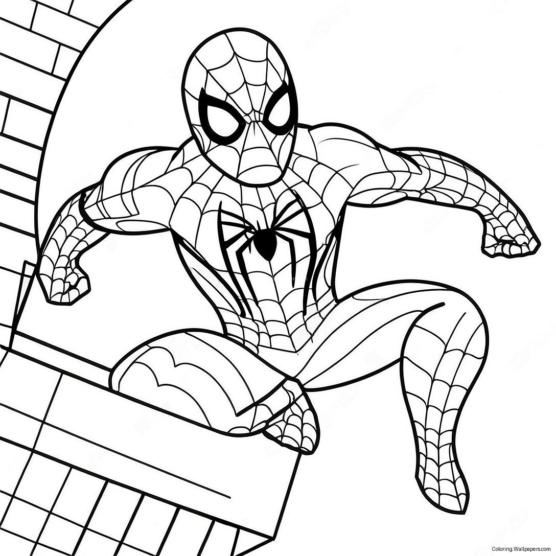 Page À Colorier Spiderman Roblox 28951