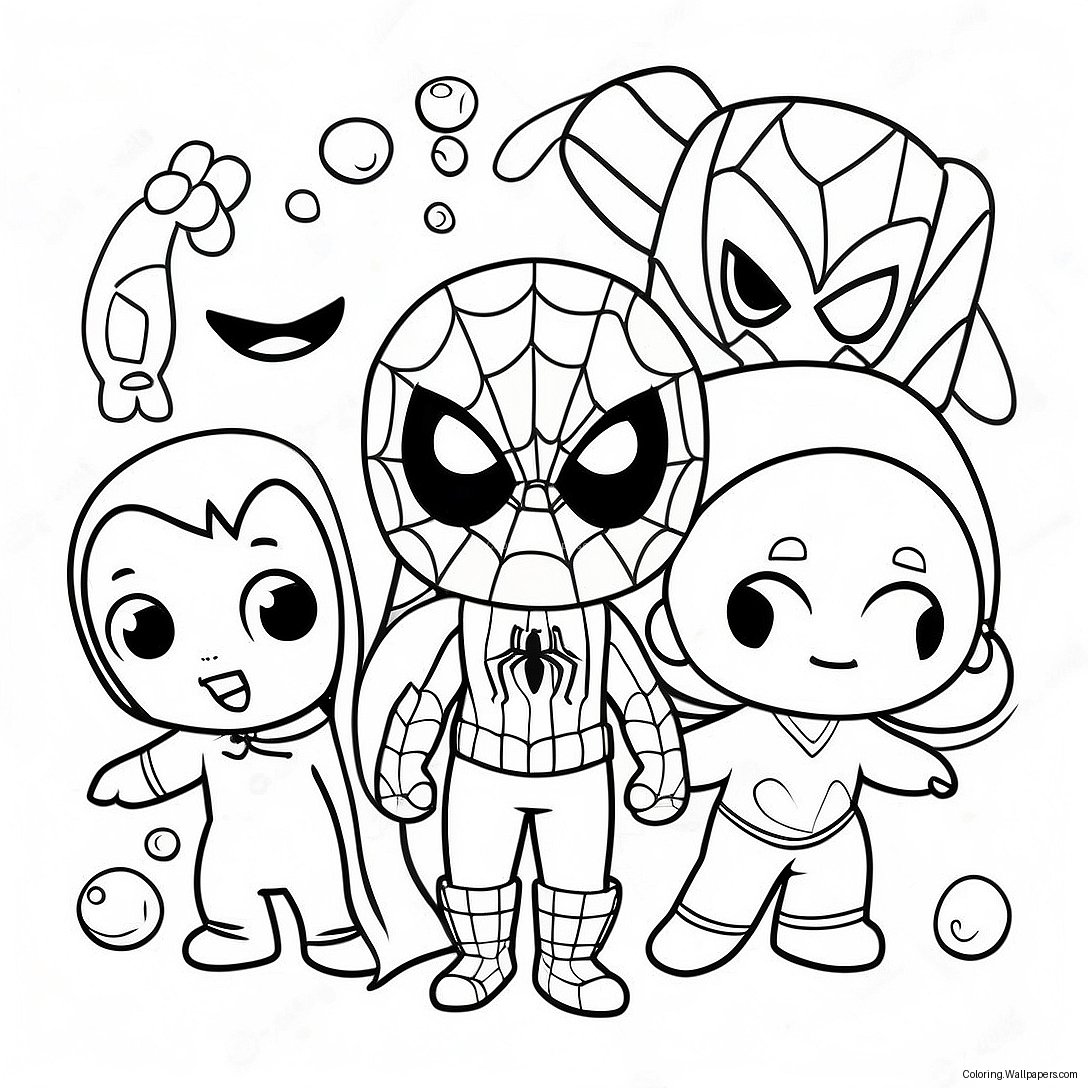 Spidey And His Amazing Friends Coloring Page 11423