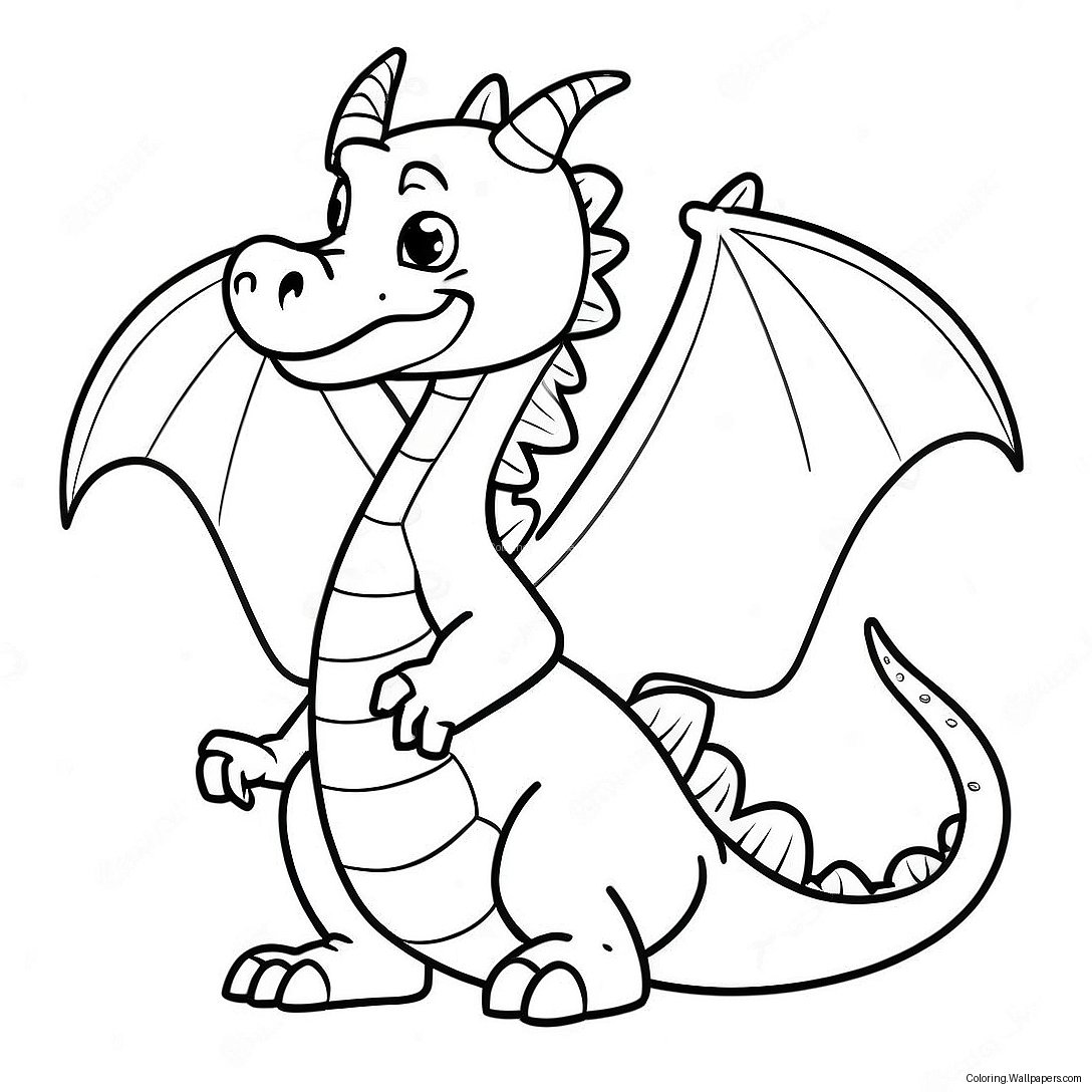 Spike The Dragon Coloring Page 25783