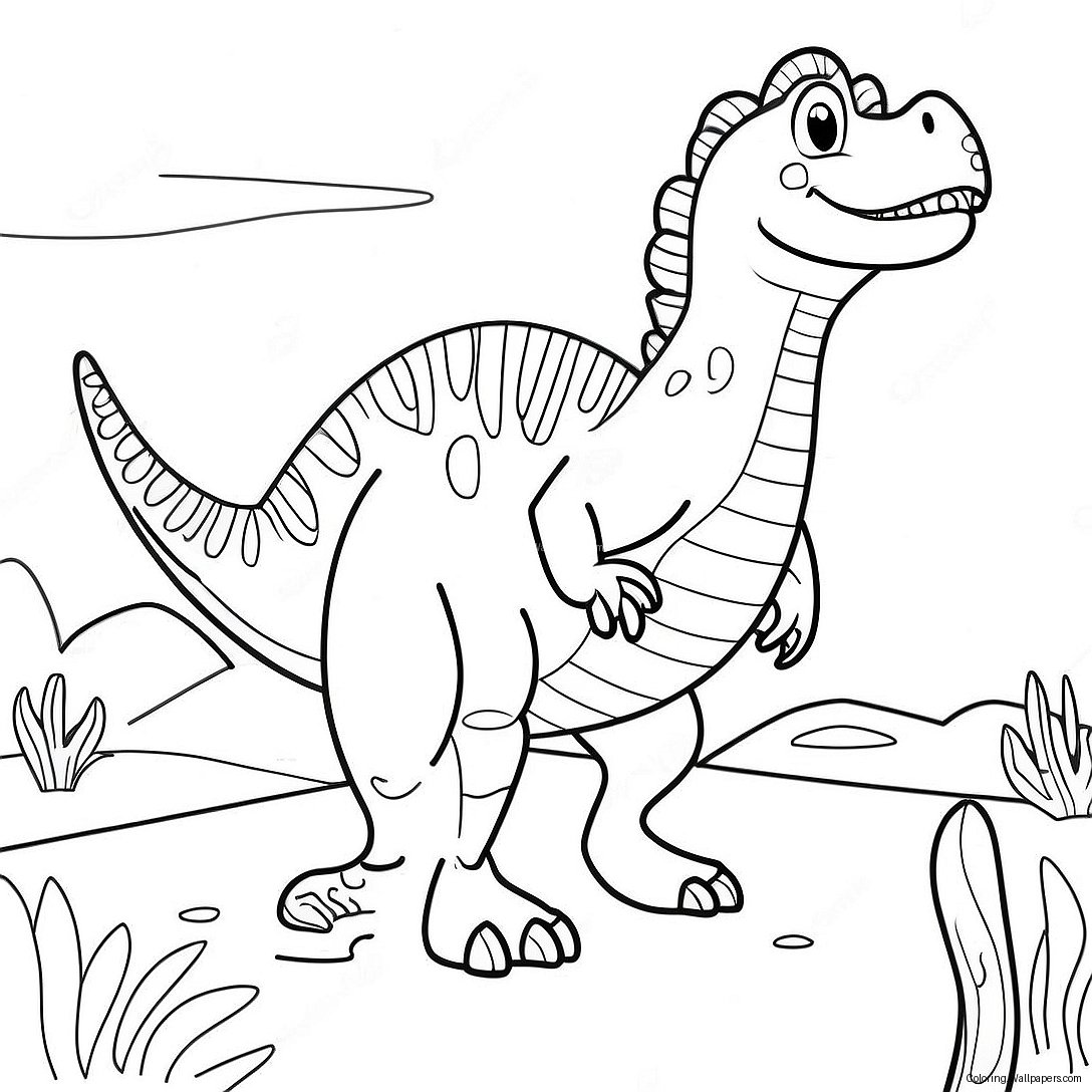 Spinosaurus Coloring Page 2665