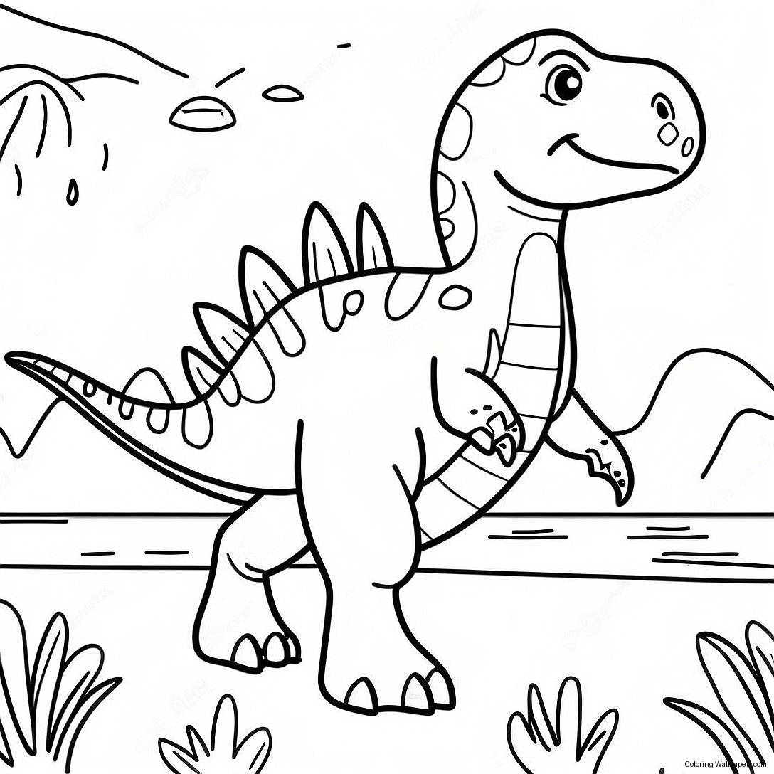 Spinosaurus Coloring Page 2666