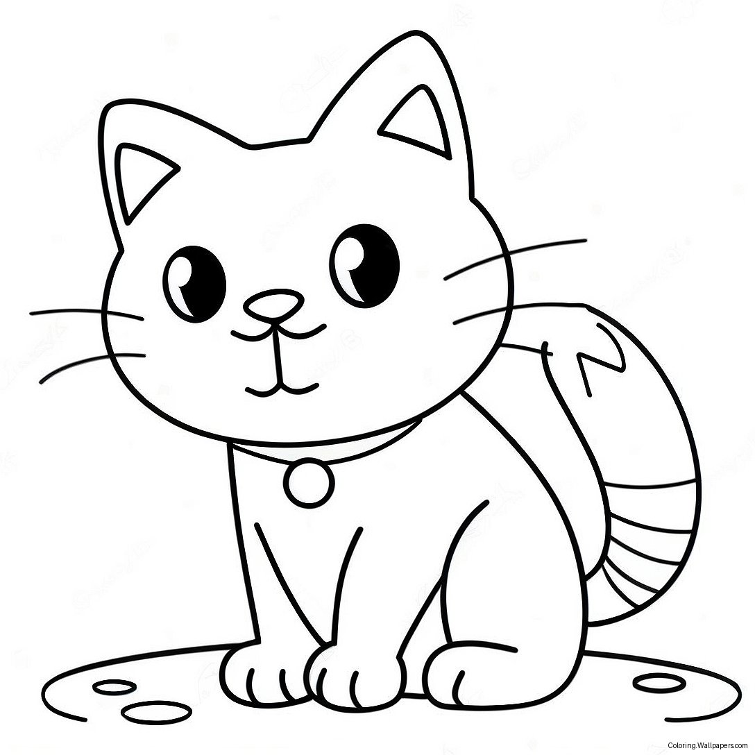 Splat The Cat Coloring Page 56480