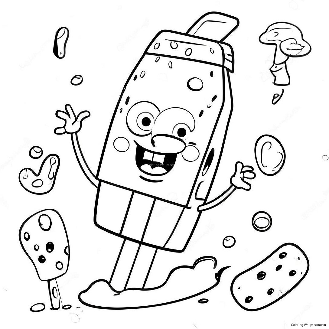 Spongebob Is-Sandwich Farvelægningsside 56448