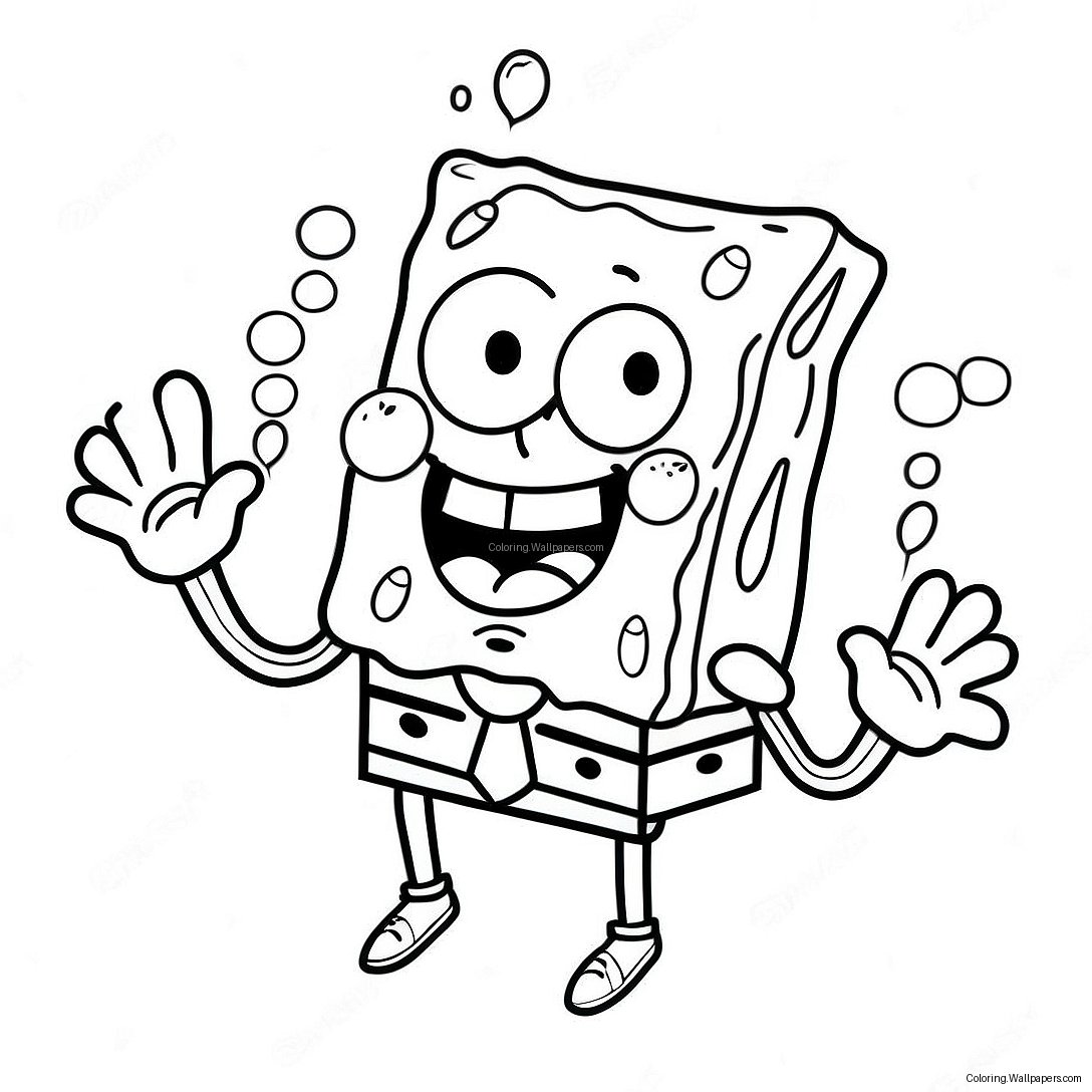 Page À Colorier Spongebob Stoner 24778