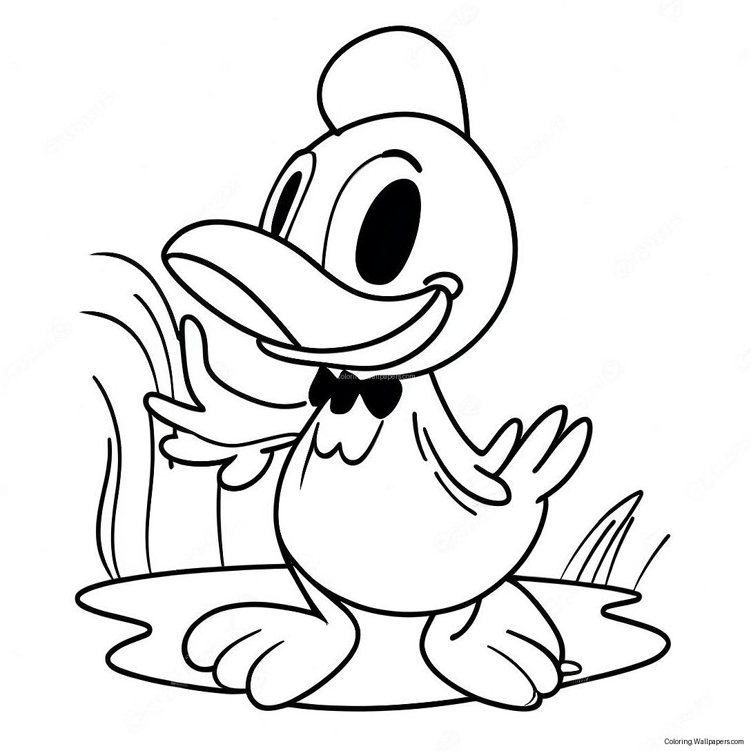 Spooky Donald Duck Målarbild 51699