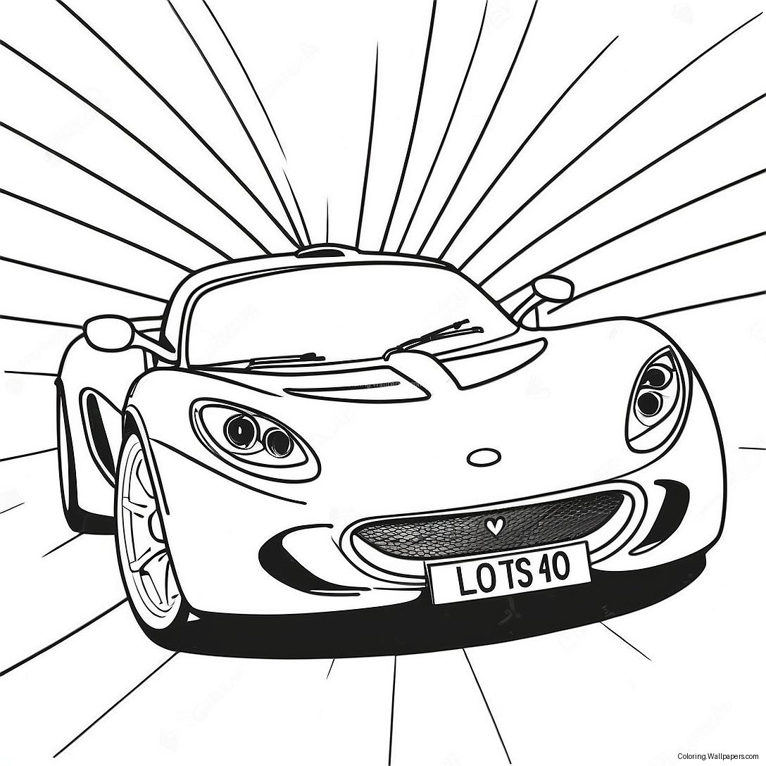 Page À Colorier De Voiture Lotus Sportive 51080