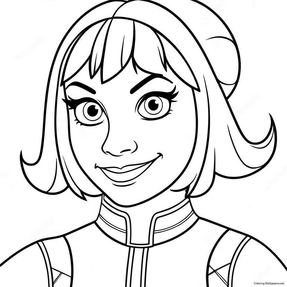 Sporty Spice In Lazy Town Coloring Page 52488