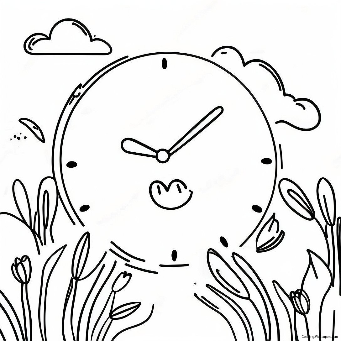 Spring Forward Coloring Page 57655