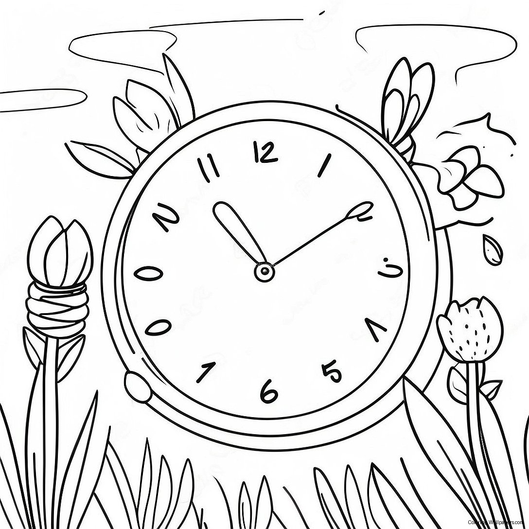 Spring Forward Coloring Page 57656