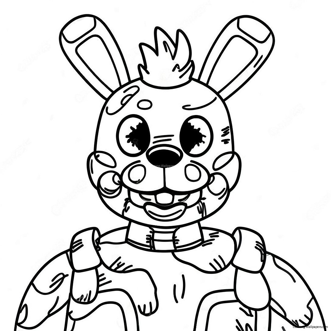 Springtrap Coloring Page 15132