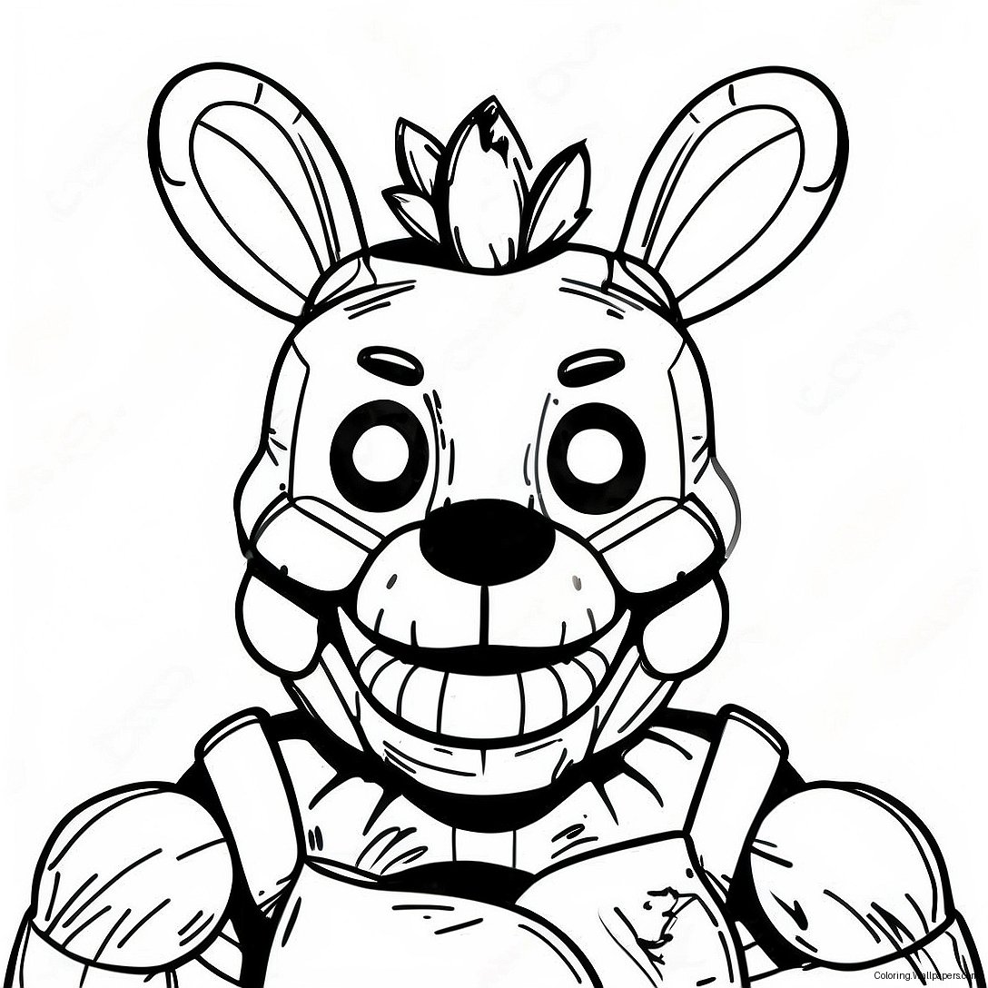 Pagini De Colorat Cu Springtrap Fnaf 17406